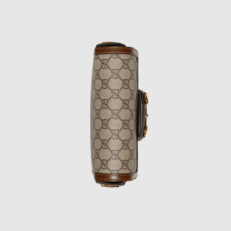 Gucci Horsebit 1955 Mini Shoulder Bag 658574 Brown